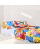 Housse de couette en coton Bloom play multicolore