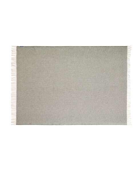 Grünes Baumwollplaid Haze - 130x170 cm