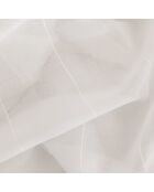 Rideau opacité faible avec ruban multiusage Nova blanc - 140x270 cm