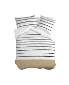 Housse de couette en coton Blush sand multicolore