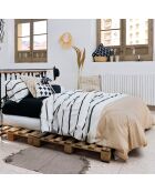 Housse de couette en coton Blush sand multicolore
