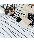 Housse de couette en coton Blush sand multicolore