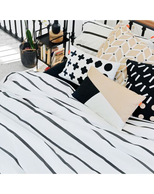 Housse de couette en coton Blush sand multicolore