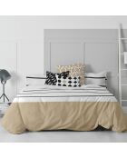 Housse de couette en coton Blush sand multicolore