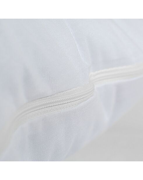 Protège-oreiller imperméable en coton Jersey blanc - 50x75 cm