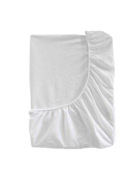 Alèse imperméable en coton jersey blanche