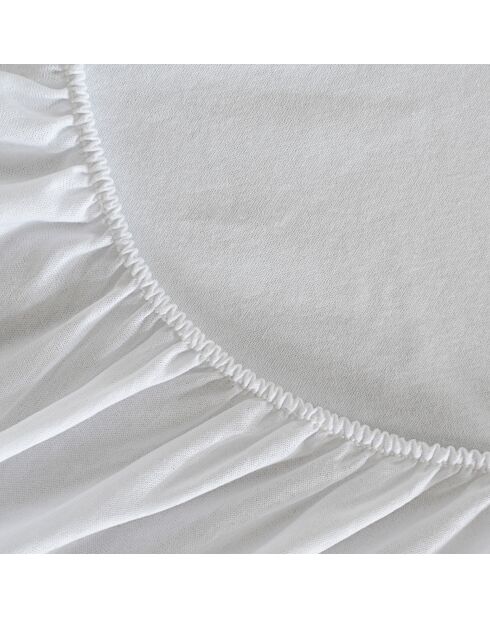 Alèse imperméable en coton jersey blanche