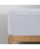 Alèse imperméable en coton jersey blanche