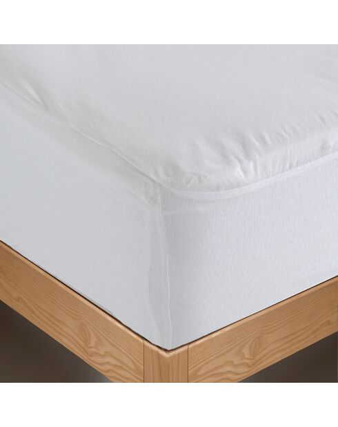 Alèse imperméable en coton jersey blanche