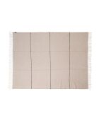 Tela escocesa Marsh de algodón beige - 130x170 cm