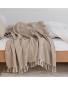 Tela escocesa Marsh de algodón beige - 130x170 cm