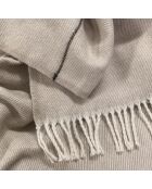 Tela escocesa Marsh de algodón beige - 130x170 cm