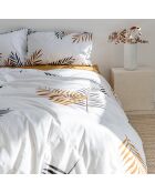 Housse de couette en coton Foliage multicolore