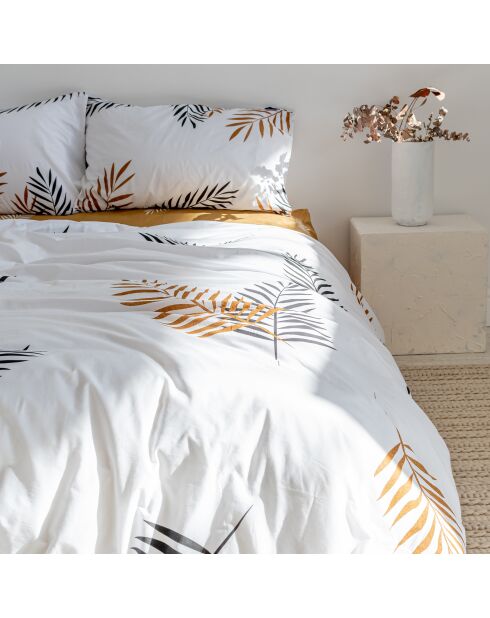 Housse de couette en coton Foliage multicolore