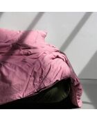 Housse de couette en coton Basic magenta