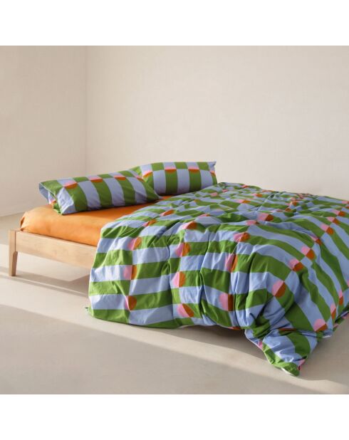 Housse de couette en coton Boogie multicolore