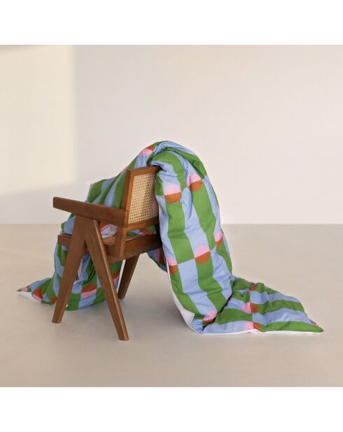 Housse de couette en coton Boogie multicolore