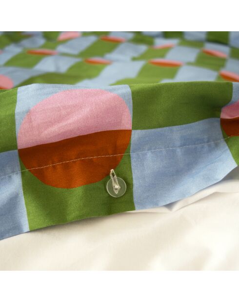 Housse de couette en coton Boogie multicolore