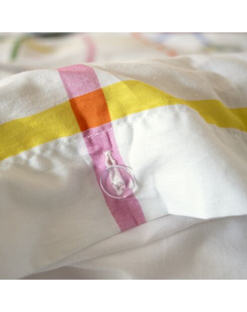 Housse de couette en coton Color lines multicolore