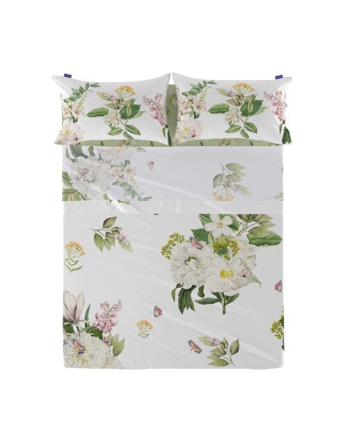 Drap en coton Azahara multicolore