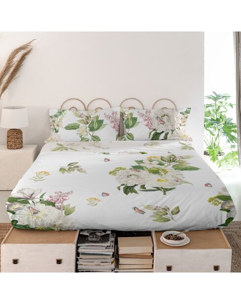 Drap en coton Azahara multicolore