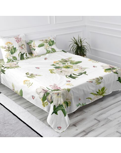 Drap en coton Azahara multicolore
