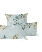 Multicolor Foliage mint katoenen kussensloop - 60x60 cm