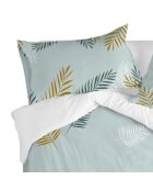 Multicolor Foliage mint katoenen kussensloop - 60x60 cm