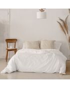 Housse de couette en coton Basic blanc