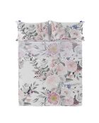 Drap en coton Delicate bouquet multicolore