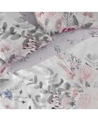 Drap en coton Delicate bouquet multicolore