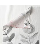 Drap en coton Delicate bouquet multicolore