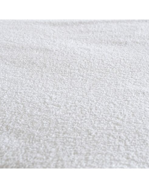 Alèse imperméable en coton éponge blanche