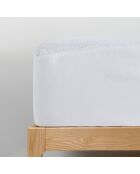 Alèse imperméable en coton éponge blanche