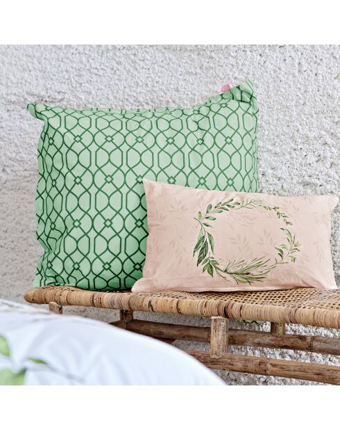 Housse de coussin en coton Herbal multicolore - 60x60 cm