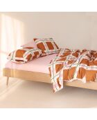 Housse de couette en coton Retro arty multicolore