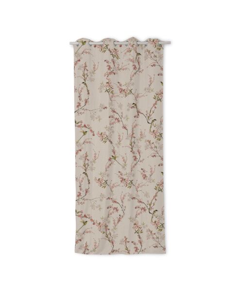 Rideau Chinoiserie multicolore - 140x280 cm