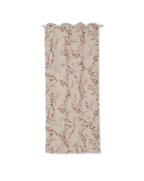 Rideau Chinoiserie multicolore - 140x280 cm