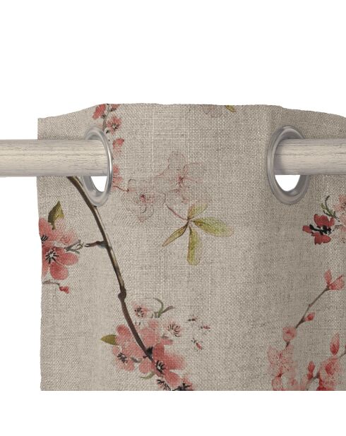 Rideau Chinoiserie multicolore - 140x280 cm
