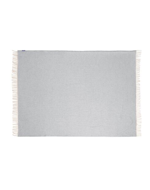 Haze grijze katoenen plaid - 130x170 cm