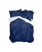 Housse de couette en coton Cosmos multicolore