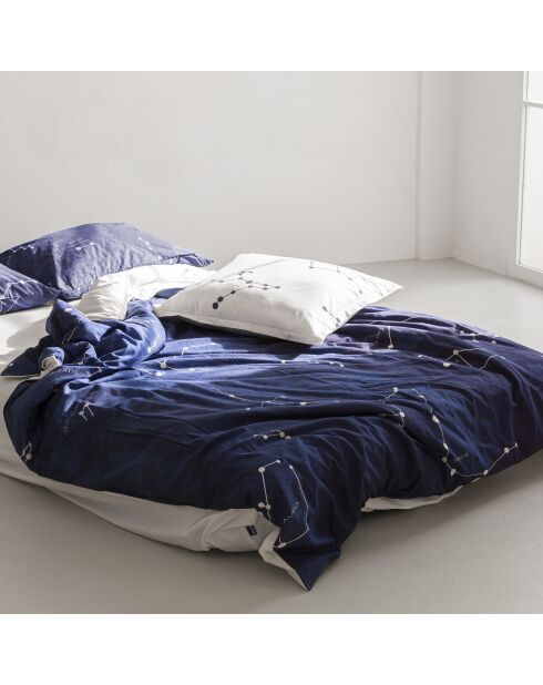 Housse de couette en coton Cosmos multicolore