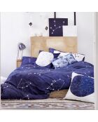 Housse de couette en coton Cosmos multicolore
