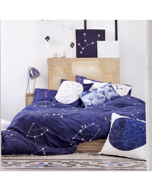 Housse de couette en coton Cosmos multicolore