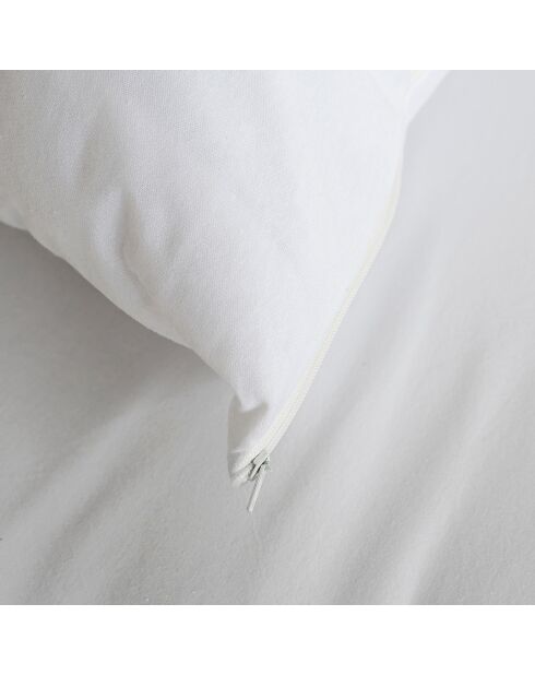 Protège-oreiller imperméable en coton Jersey blanc