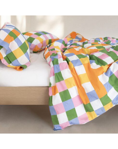 Housse de couette en coton Arcade pop multicolore