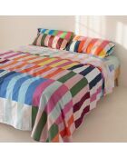 Drap en coton Color pop multicolore
