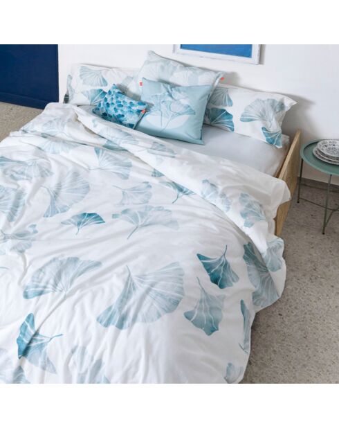 Housse de couette en coton Ginkgo multicolore