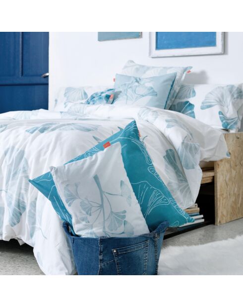 Housse de couette en coton Ginkgo multicolore
