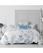 Housse de couette en coton Ginkgo multicolore